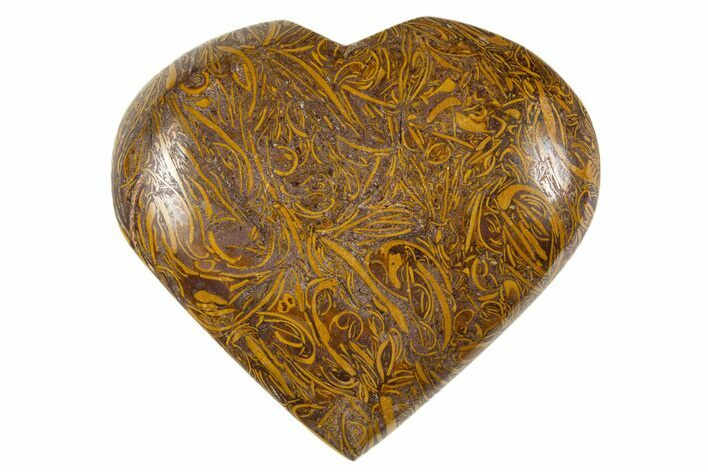 Polished Miriam Jasper Heart - India #343134